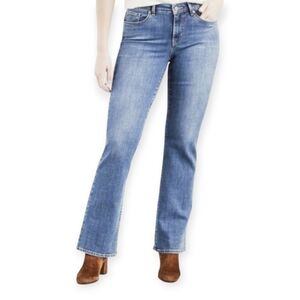 Levi's 515 Nouveau High Waisted Bootcut Denim Jeans Women's Size 16 Light Wash